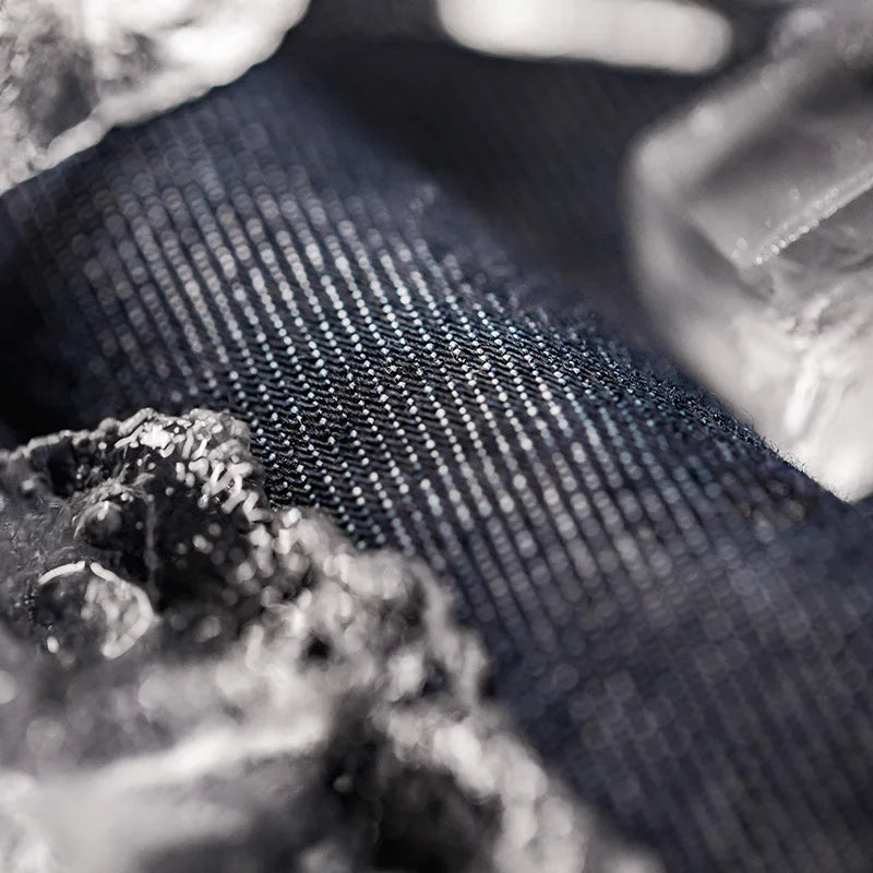 Maden Casual Lyocell Cool Comfort Jeans Men's Spring and Fall Washed Denim Relaxed Fit Trousers with Elastic Waist Vintage Pants