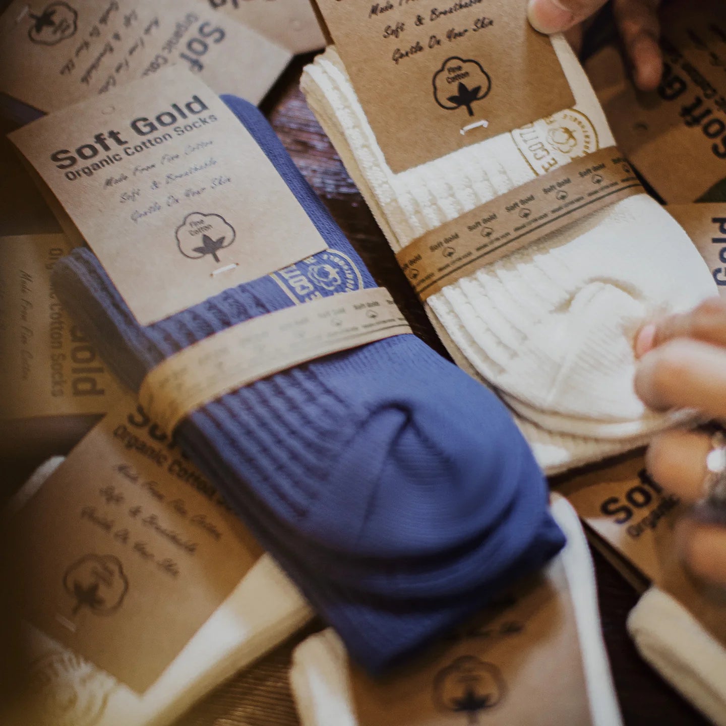 Maden Men‘s Waffle Weave Mid-Calf Socks 3Pairs Knitted Cotton Thick Socks for Autumn Winter Breathable Sweat-Wicking Long Sock