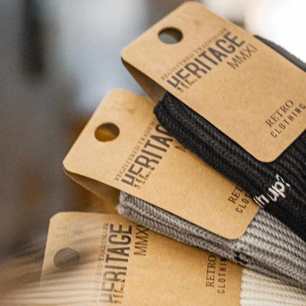 Maden 3 Pack Pairs Vintage Coarse Stitch Embroidery Knit Mid-Calf Socks Sports Breathable Cotton Long Socks Unisex Fall Socks