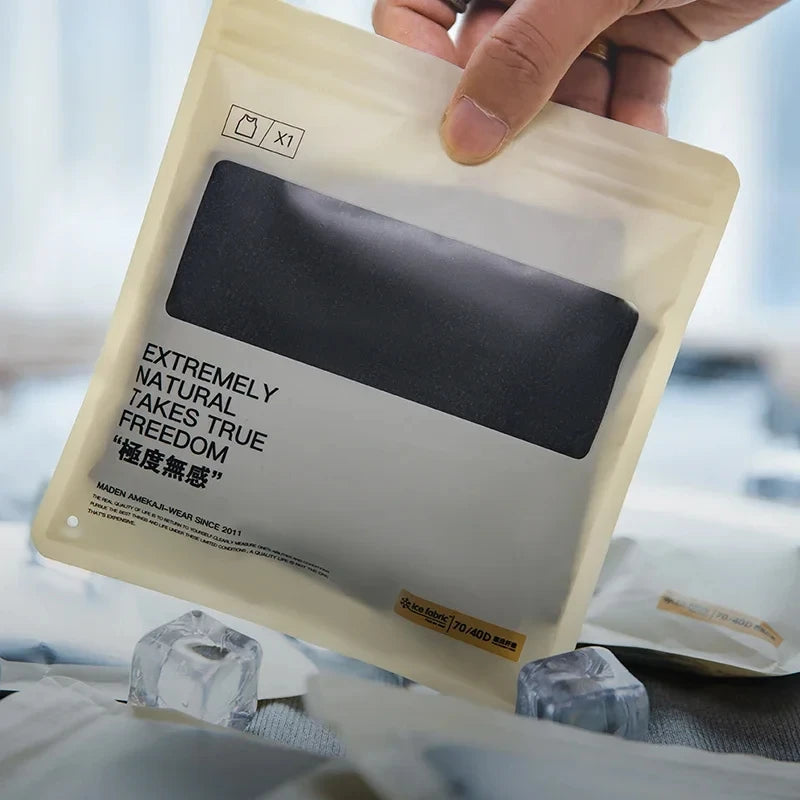 Maden Summer Tank Top for Men Traceless Ice Silk Cool Sleeveless T-Shirt Waistcoat O-neck Vest Tees for Gym Muscle Sportswear