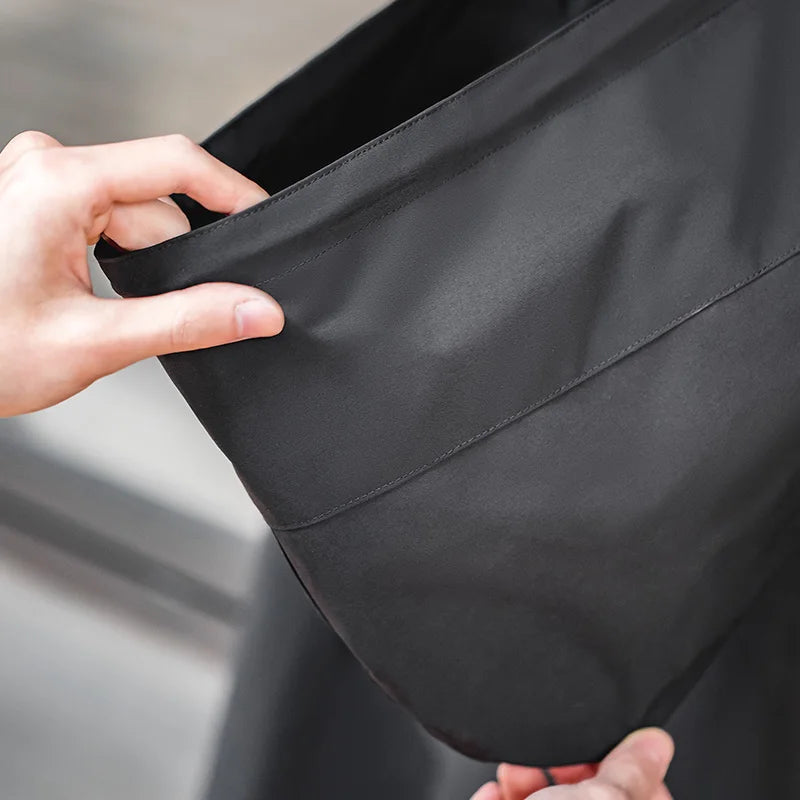 Maden Casual Outdoor Multi-pocket Hooded Men's Jackets Spring Fall Loose Windbreak Parka Ginger Climbing Outerwear Track Jacket