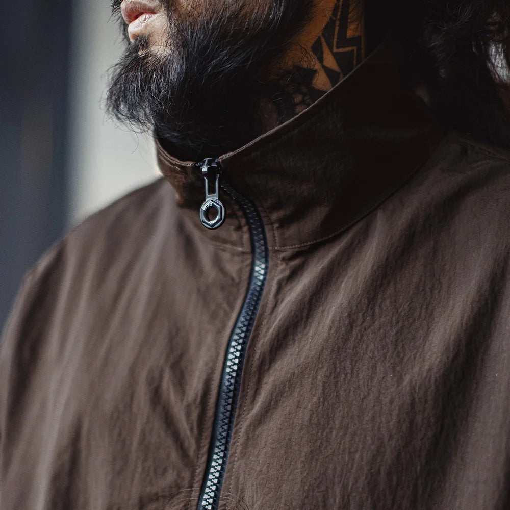 Maden Vintage Corduroy Color-Block Half-Zip Jacket Men's Spring Notch Lapel Outdoor Hoodie Casual Versatile Urbancore Pullover