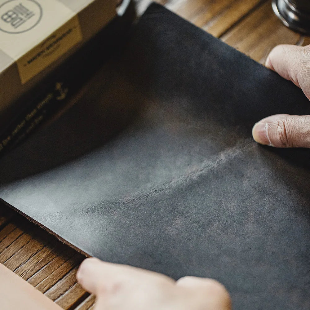 Maden New Retro Black First Layer Cowhide Belt Genuine Leather Men's Versatile Daily Solid Color Belt