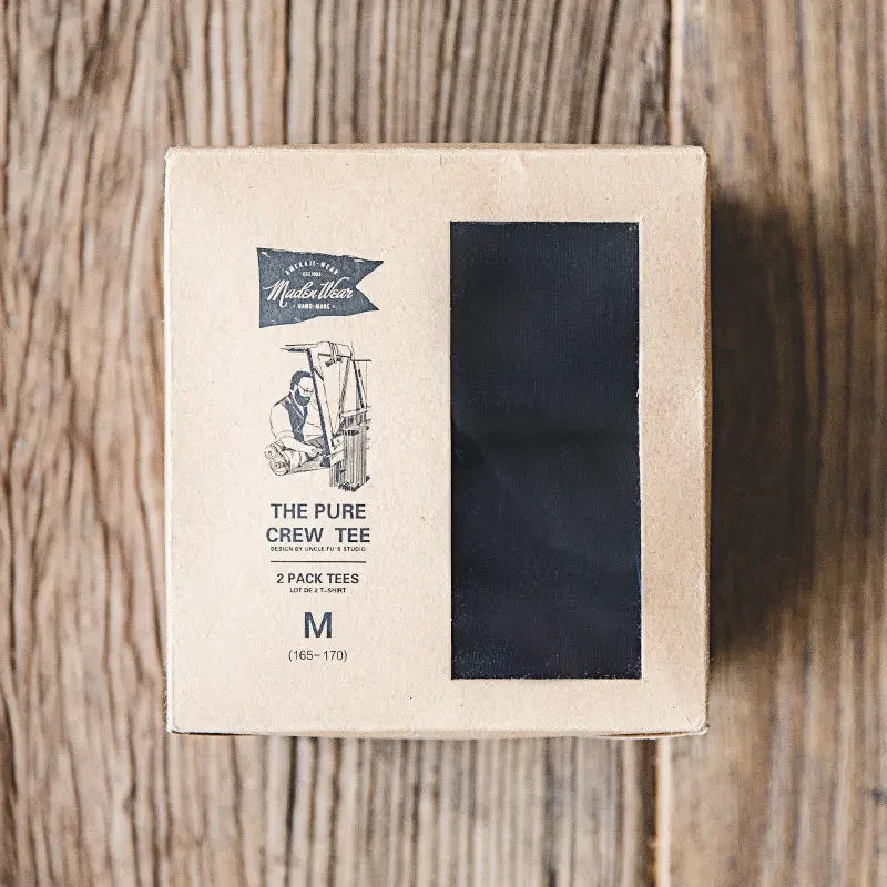 Maden 1Pc/2Pcs Solid Cotton Short-sleeved T-shirts Round Neck Black Beige T-Shirt Men's Summer Classic Heavyweight Versatile Tee