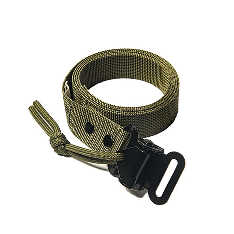 Maden Tooling American Retro SAS Quick-Buckle Belt Green Tactical Automatic Men Fashion Multifunctional Belt
