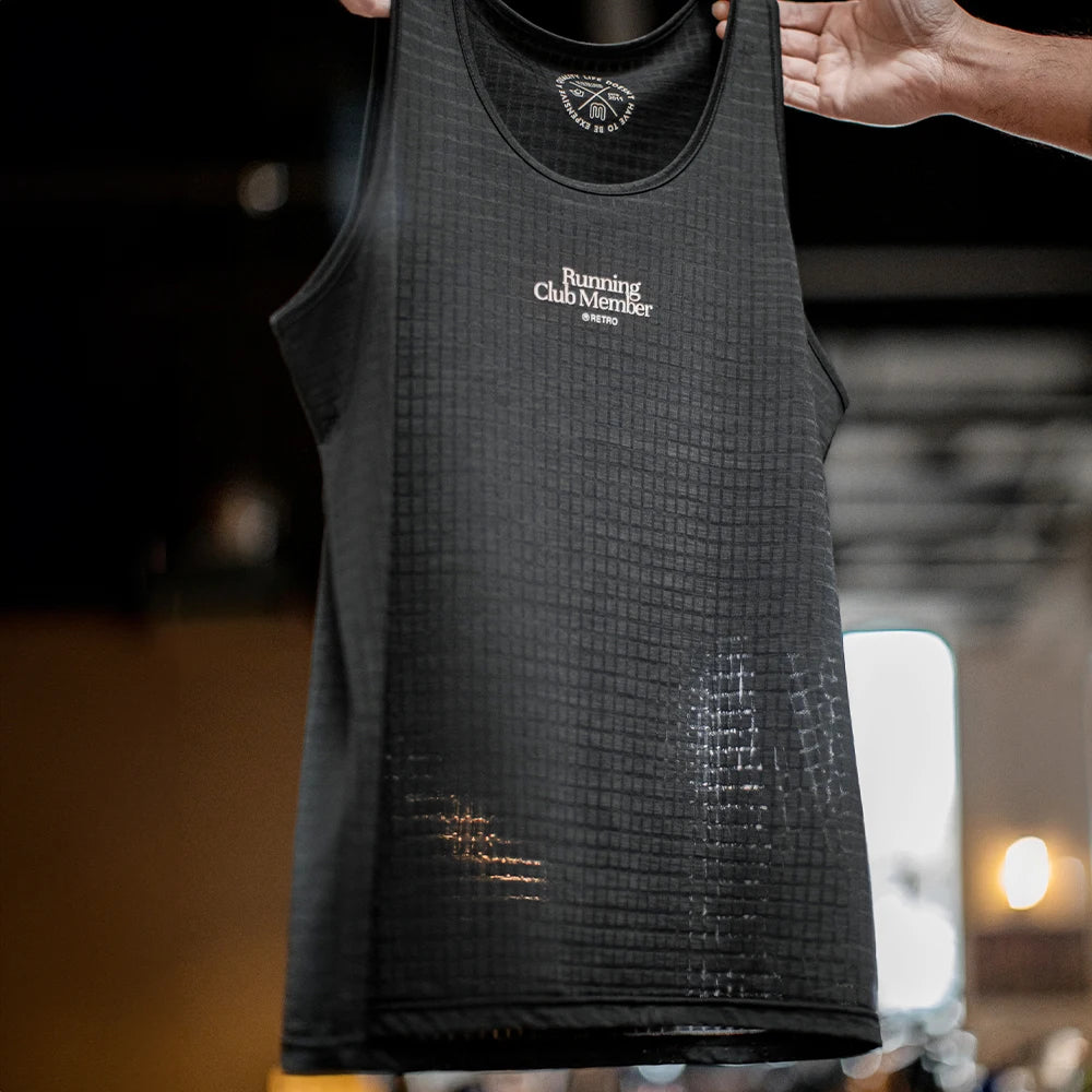 Maden Casual Breathable Black Sleeveless Vest Men Summer Quick-Dry Running Top Cool-Touch Loose Tank Top Versatile Undershirt